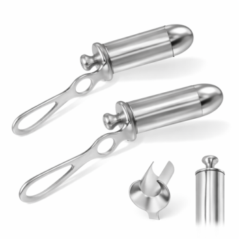 2 Pcs Set of Chelsea-Eaton Anal Speculum 78″ (2.2 cm) & 1 14″ (3.2 cm) O.D Rectal Instruments