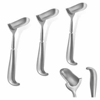 3 Pcs Hill Ferguson Rectal Retractor Set, Small, Medium, & Large Blades Surgical Veterinary