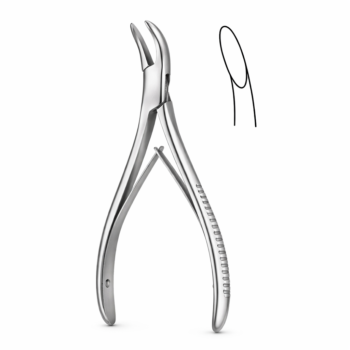 Bane Rongeur 3mm X 16mm Bite Curved 7.00″