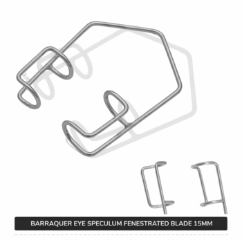 Barraquer Eye Speculum Large Loop with 2 Closed Wire Fenestrated Blades 15mm Ophthalmic Instruments