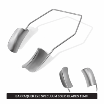 Barraquer Eye Speculum Large With Two Solid Blades 15mm Ophthalmic Surgical Instruments