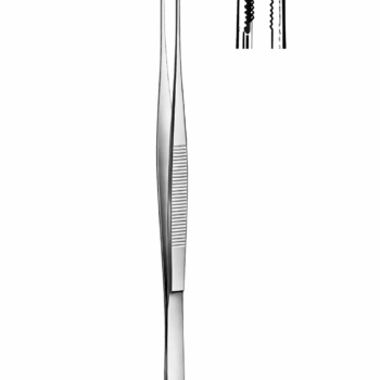 Brown Tissue Forceps 8X8 Teeth Side Grasping 8.00″