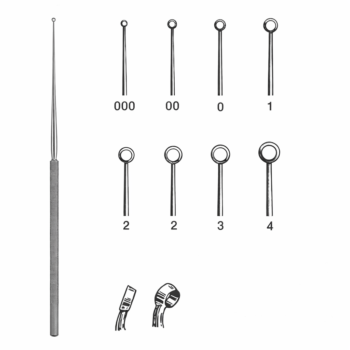 Buck Ear Curette Blunt Angled #00