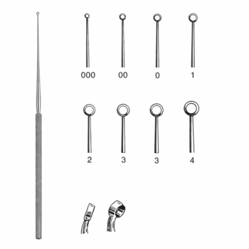 Buck Ear Curette Blunt Straight #2