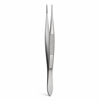 Eye Dressing Forceps Serrated Full Curved. 4.00″