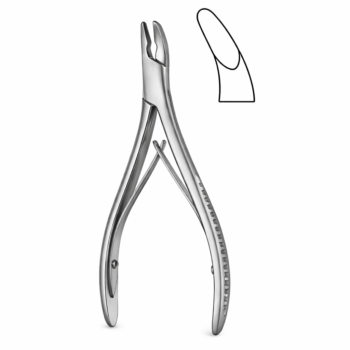 Hartmann Rongeur 4X16mm Bite Full Curved 5.75″