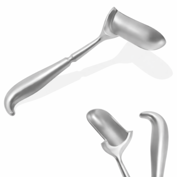 Hill Ferguson Rectal Retractor Large 8 34″ (22.2cm) Long, 1 15″ (3 cm) X 3″ (7.6 cm) Blades Surgical Veterinary