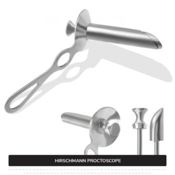 Hirschman Proctoscope, 5″ (12.7 cm) Long X 910″ (2.4 cm), Outer Diameter