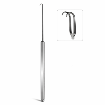 Joseph Skin Hook Single Ended Sharp 2 Prong 2mm 6.25″