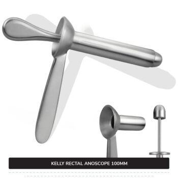 Kelly Anal Anoscope, 4″ (10 cm) Long X 78″ (2.2 cm), Outer Diameter With Obturator Rectal Speculum