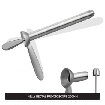 Kelly Anal Proctoscope, 8″ (20 cm) Long X 78″ (2.2 cm), Outer Diameter With Obturator Rectal Speculum