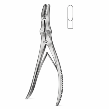 Leksell Laminectomy Rongeur 9.50″(24.1cm), Standard Curve, 8mm Bite