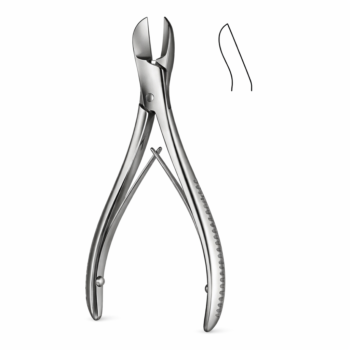Liston Bone Forceps Angled 5.50″