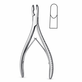 Luer Rongeur 8mm X 10mm Straight 7.00″