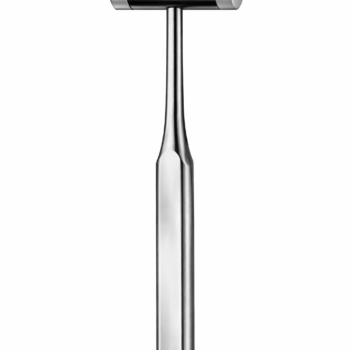 Mallet 7.50″ (19.1cm), Lightweight 7.5 Oz Stainless Head With Two Replaceable Plastic Caps
