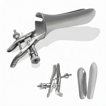 Miller Vaginal Speculum 4″ (10 cm) X 1 15″ (3 cm) Blades, 3.5″ (8.9 cm) Handle With Two Adjustable Set Screws