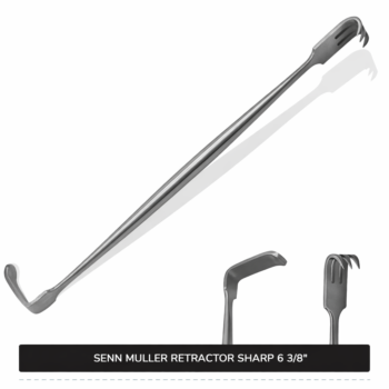 SENN Muller Retractor Sharp 6 38″