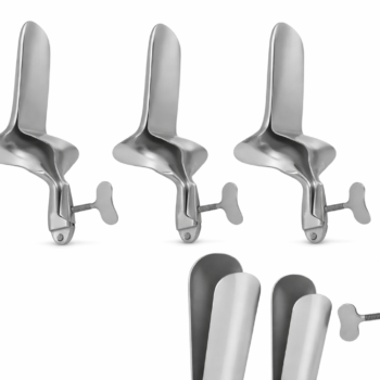 Set of 3 Pcs Collin Vaginal Speculum, Small, Medium, & Large OBGYN