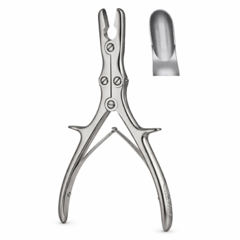 Stille-Luer Rongeur Straight 8.75″(22.2cm), Straight Jaws, 9mm X 15mm