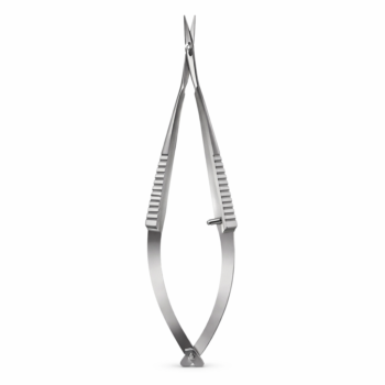 Vannas Spring Handle Scissors Straight 3.00″